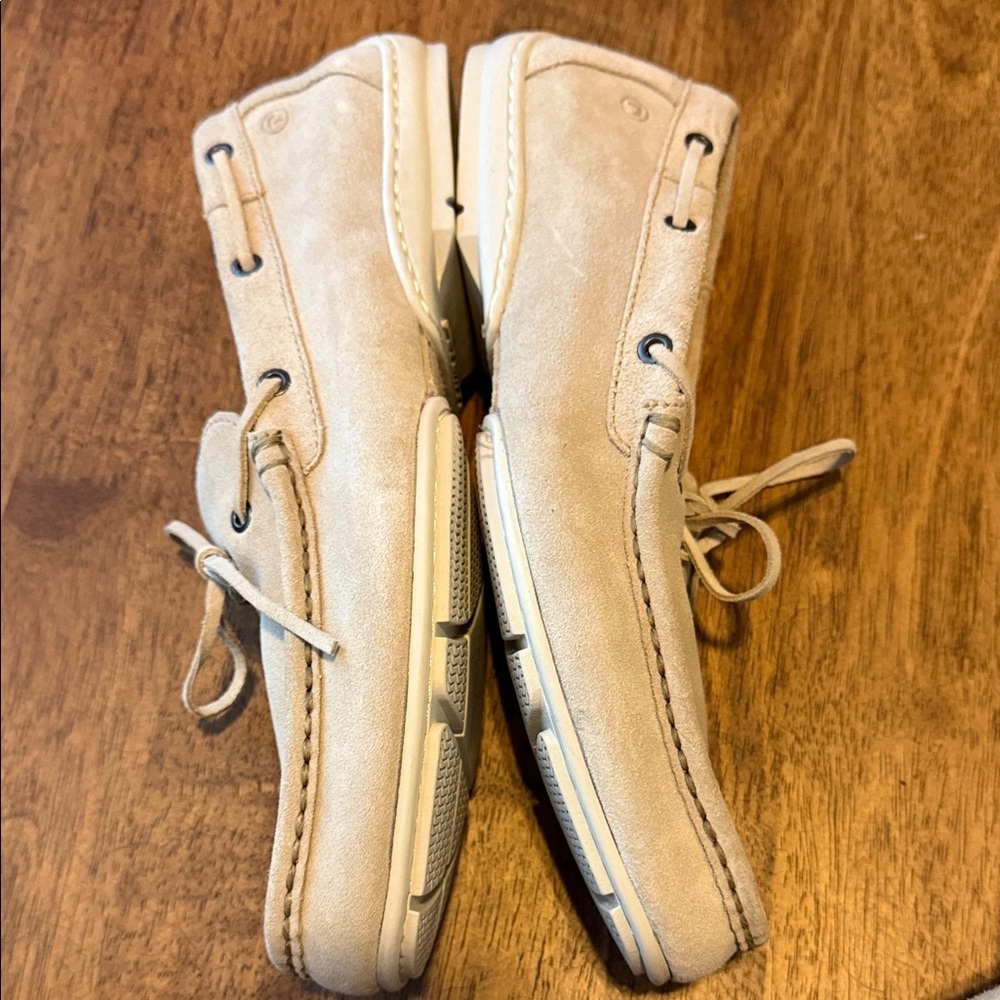 Rockport Men's Light Beige Suede Driving Moccasin Shoe - Picture 4 of 6